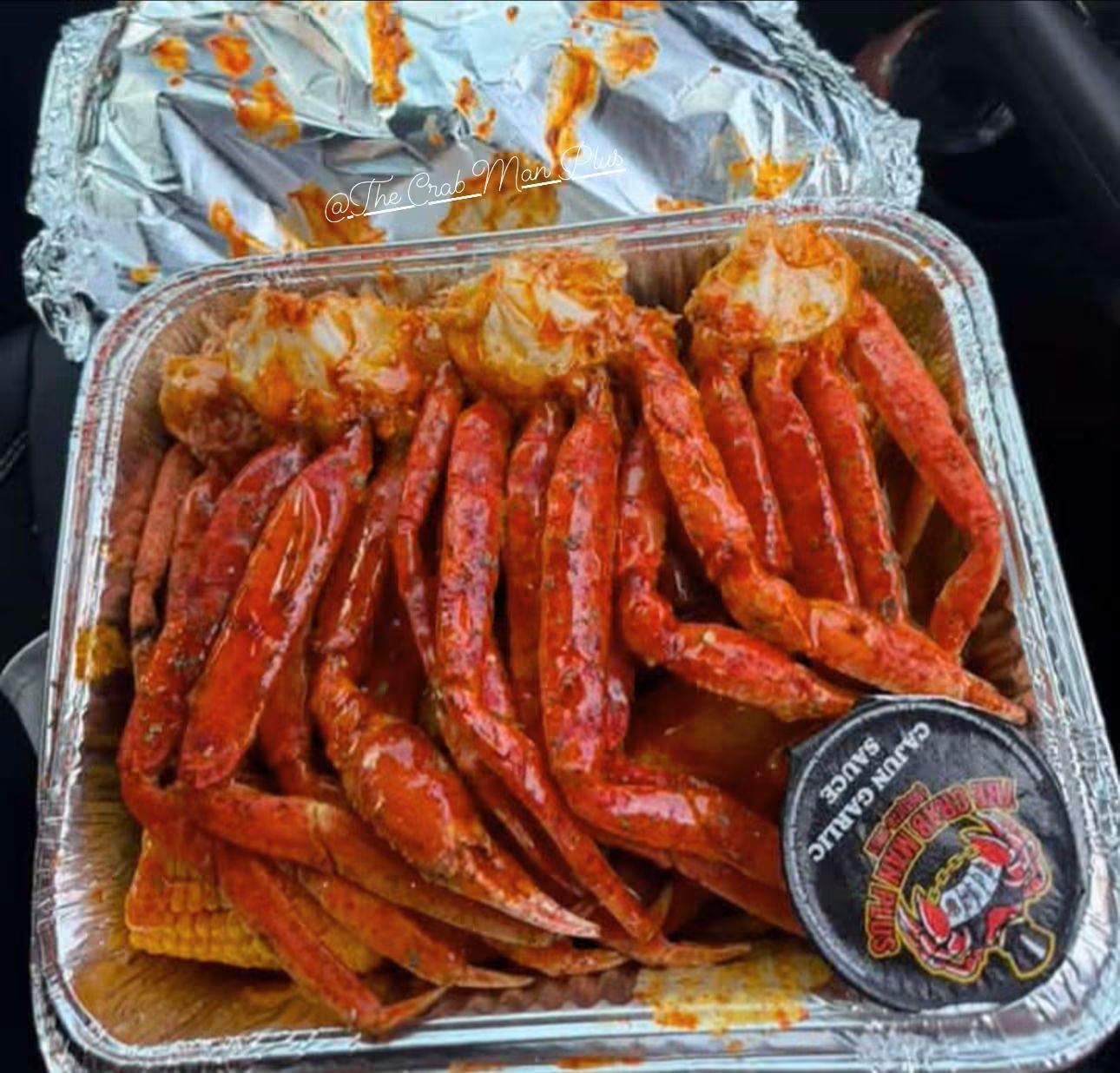 Louisiana seafood boil platter